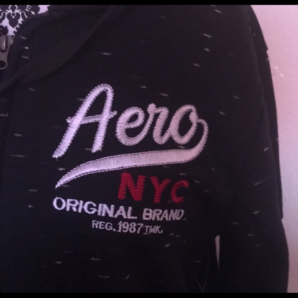 Aeropostale Black Space DYE Jacket - Picture 2 of 7